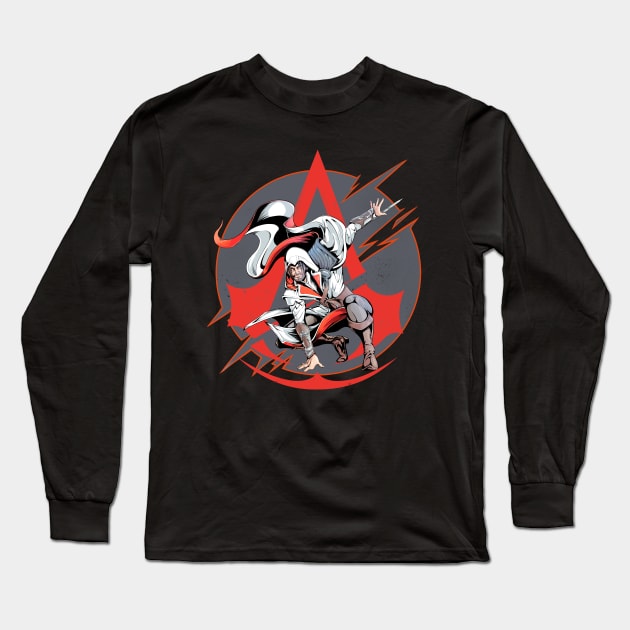 Assassins Ezio Long Sleeve T-Shirt by DiWighte